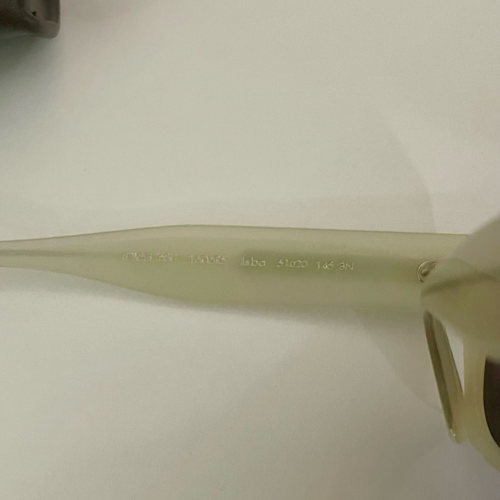 NEW Oliver Peoples Isba Sunglasses Ecru Cream Vintage Classic Designer - Picture 7 of 10